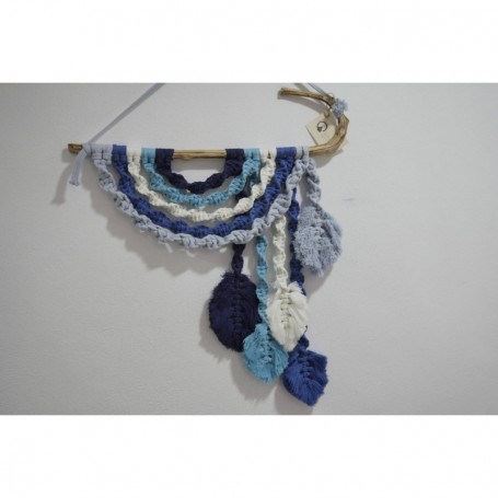 Macramé tons Azul