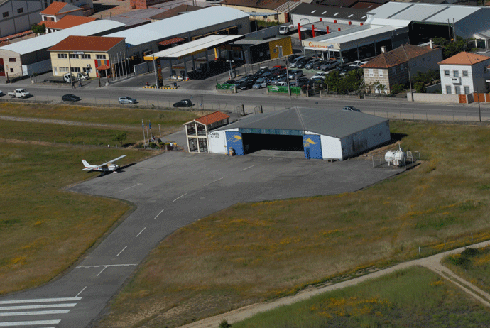 Imagem aérea do Aeródromo de Chaves 1