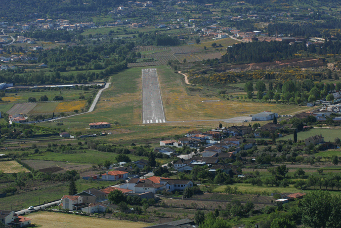 Imagem aérea do Aeródromo de Chaves 2
