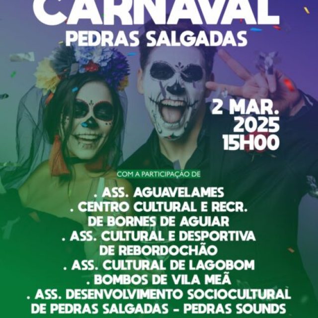 2 março | Desfile Carnaval Pedras Salgadas