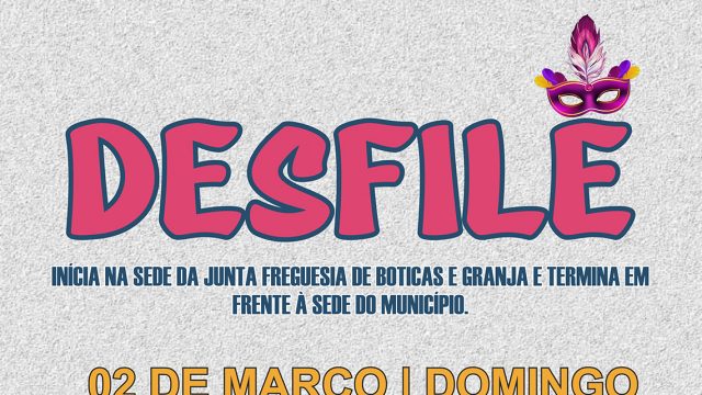 2 março | Desfile de Carnaval de Boticas