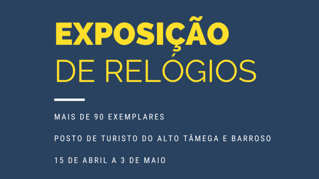 15 de abril a 03 de maio | Uma viagem pelo tempo: PTAT acolhe exposição de relógios antigos