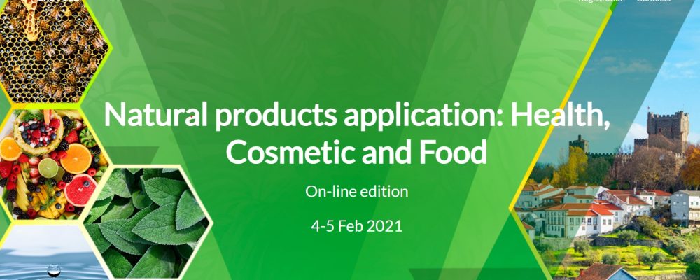 Conferência online sobre produtos naturais: saúde, cosmética e alimentação