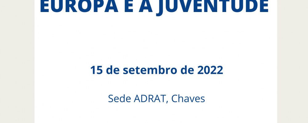 15 setembro | Jornada “Europa e a Juventude” | Chaves