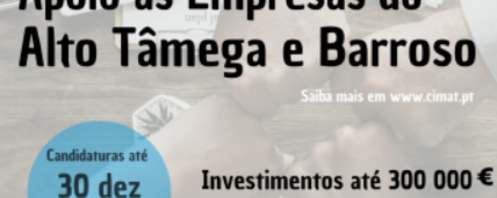 Candidaturas abertas ao Sistema de Incentivos de Base Territorial para micro e pequenas empresas – Até 30 de dezembro