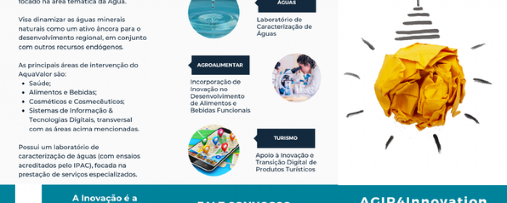 AquaValor | Gabinetes de Inovação Regional @GIR | Alto Tâmega e Barroso