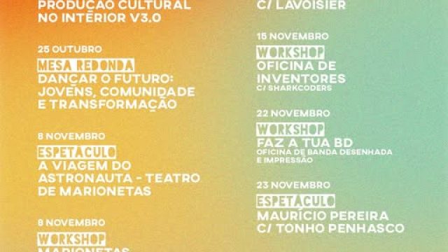 19 outubro | Festival Artístico ?????́: ????, ?????̧?̃? ? ?????????? | Chaves