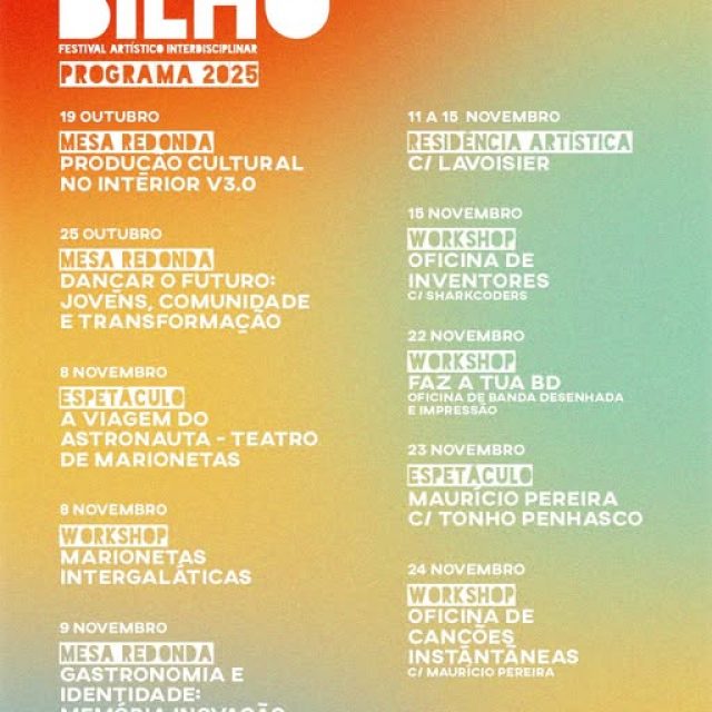 19 outubro | Festival Artístico ?????́: ????, ?????̧?̃? ? ?????????? | Chaves