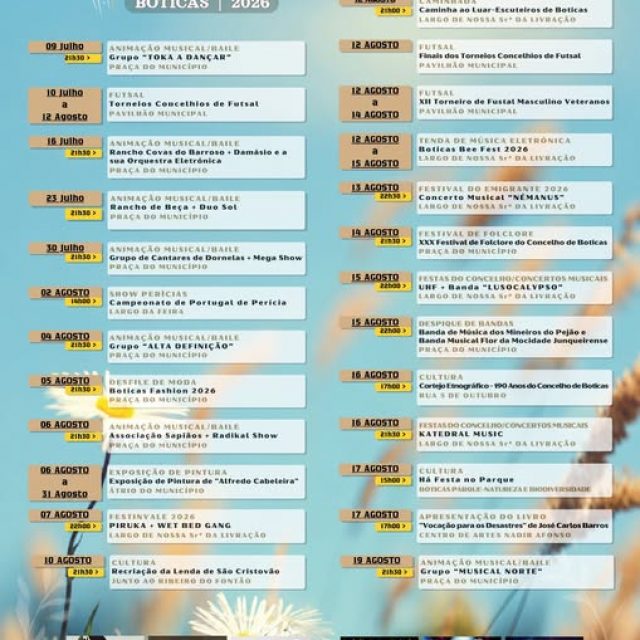 Verão em Festa | Boticas