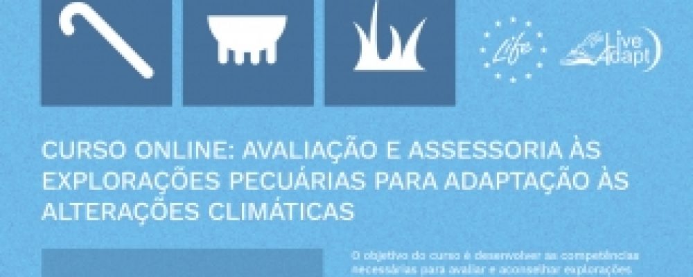 Curso Online “Avaliação e assessoria às explorações pecuárias para adaptação às alterações climáticas”