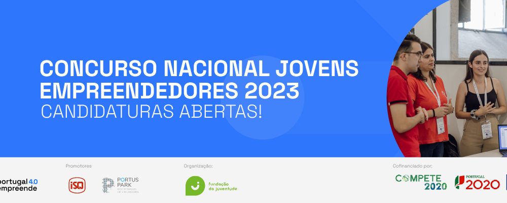 Até dia 21 de abril | Concurso Nacional de Jovens Empreendedores