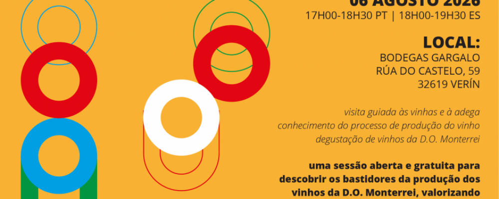6 agosto | Jornada Portas Abertas – Por dentro do Vinho da DO Monterrei | Projeto INCUBTRANS