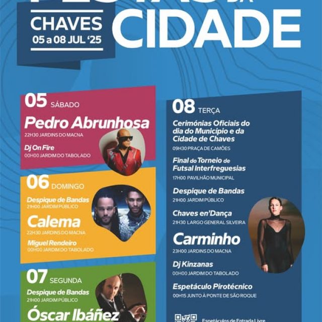 5-8 julho | Festas da Cidade 2025 | Chaves