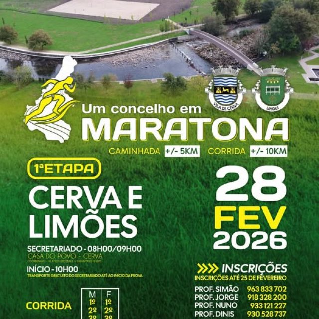 28 fevereiro | Um Concelho em Maratona | Vila Pouca de Aguiar