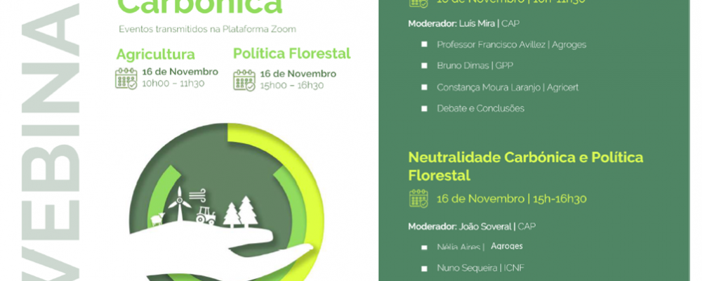 Neutralidade Carbónica e Agricultura | 16 novembro