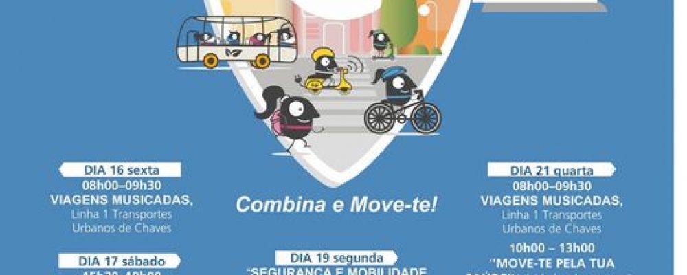 16 a 22 de setembro | Semana Europeia da Mobilidade | Chaves