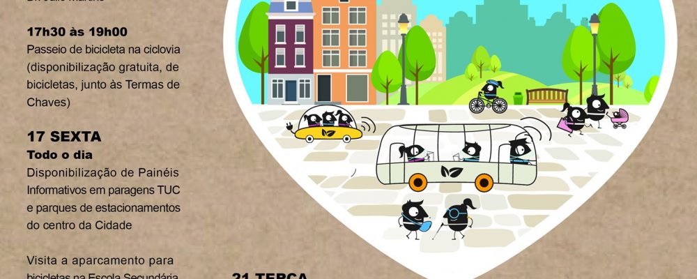 Chaves | Semana Europeia da Mobilidade | 16 e 22 de setembro