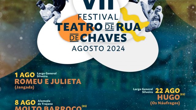 1, 8, 15, 22 e 29 agosto | VII Festival de Teatro de Rua – TEF | Chaves