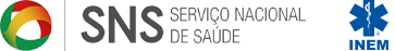 Logo do INEM e do SNS